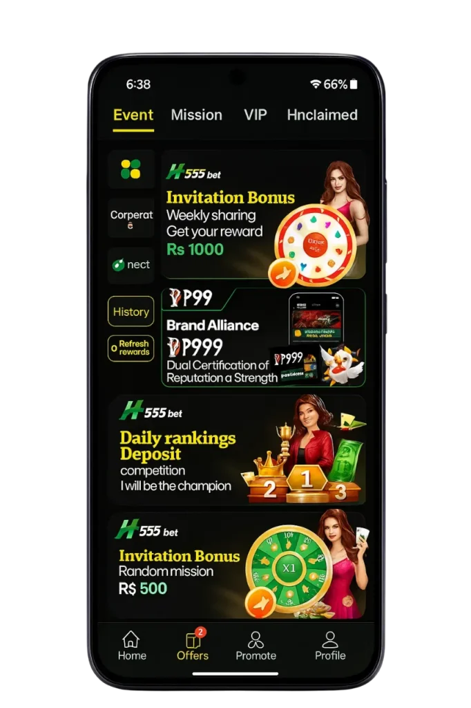 Home 12 H555 invitation bonus