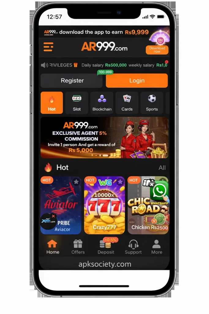 Download the AR999 Game Game New earning App (2026) free. 3 AR999